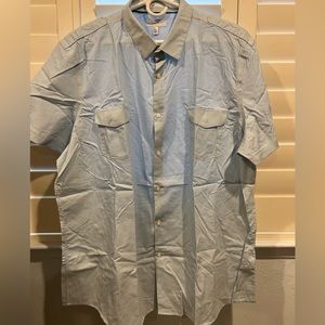 Men’s button down shirt.